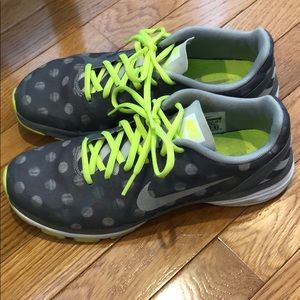 Polka Dot and Striped Nike Sneakers